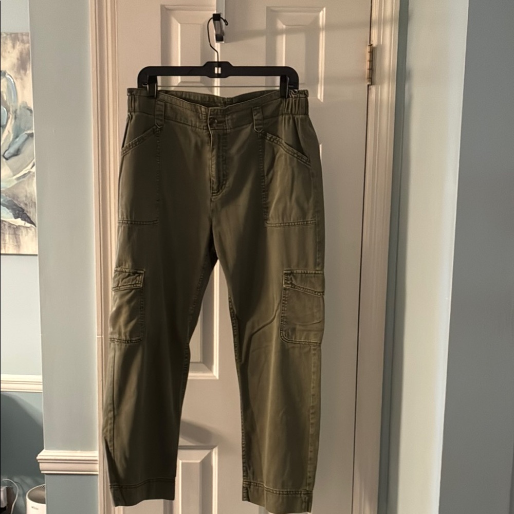 Old Navy Green Cargo Pants Relaxed Fit